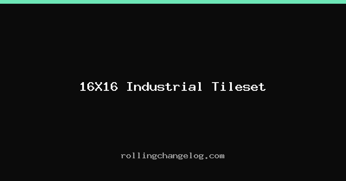 16X16 Industrial Tileset cover