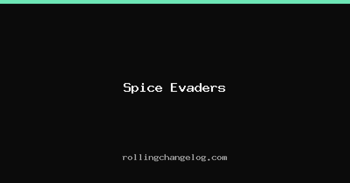 Spice Evaders cover