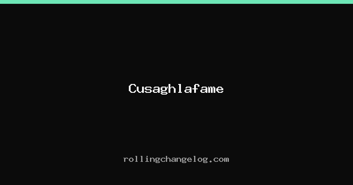 Cusaghlafame cover
