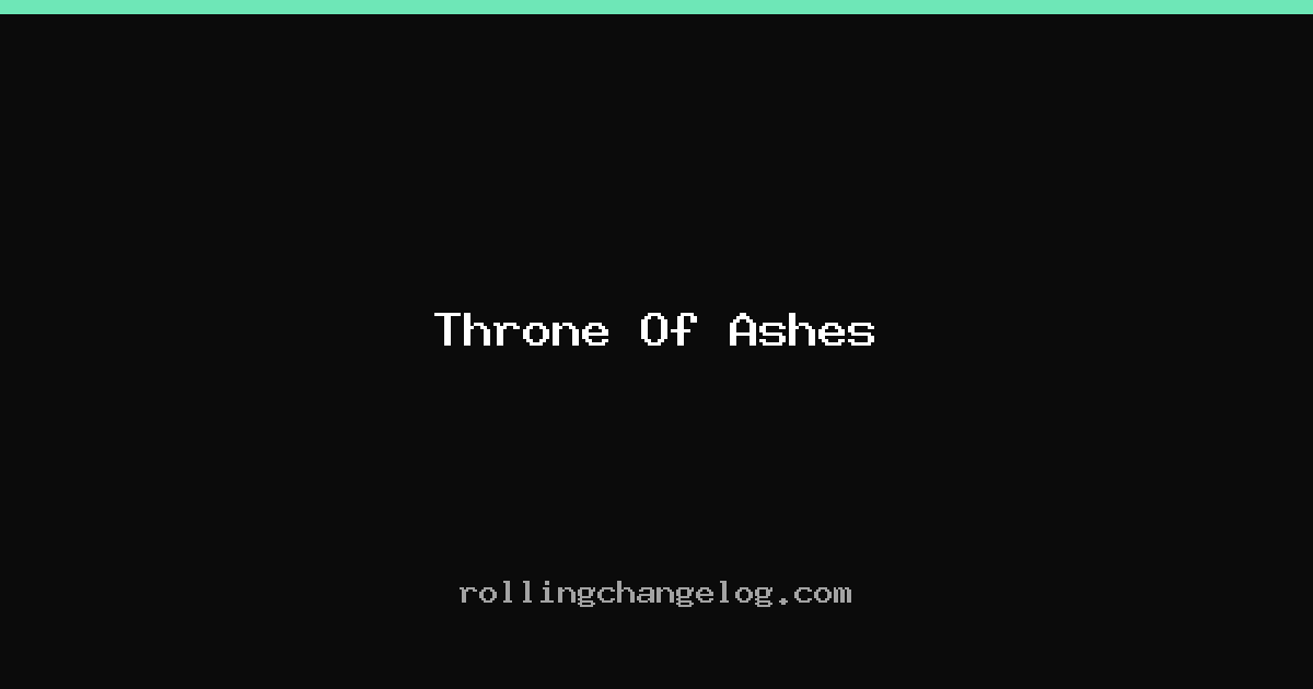 Throne Of Ashes cover