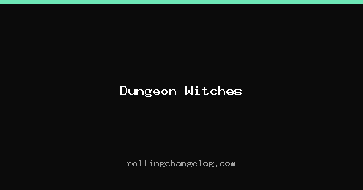 Dungeon Witches cover