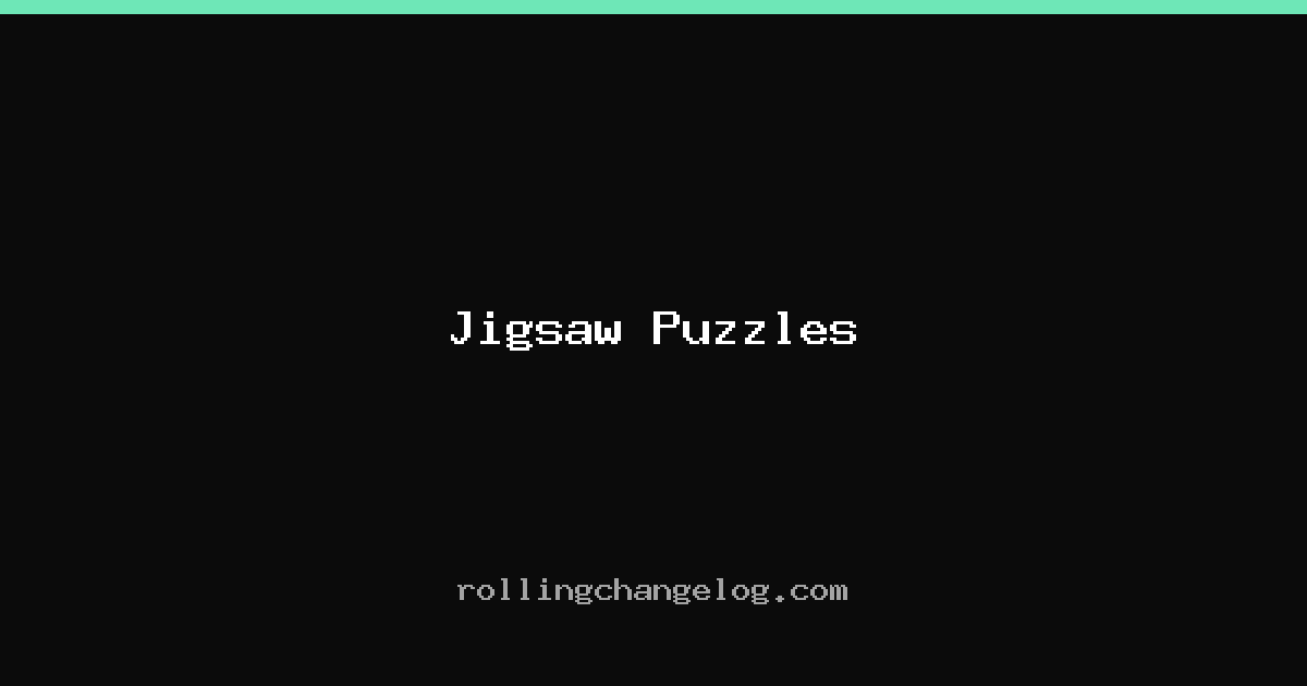 Jigsaw Puzzles cover
