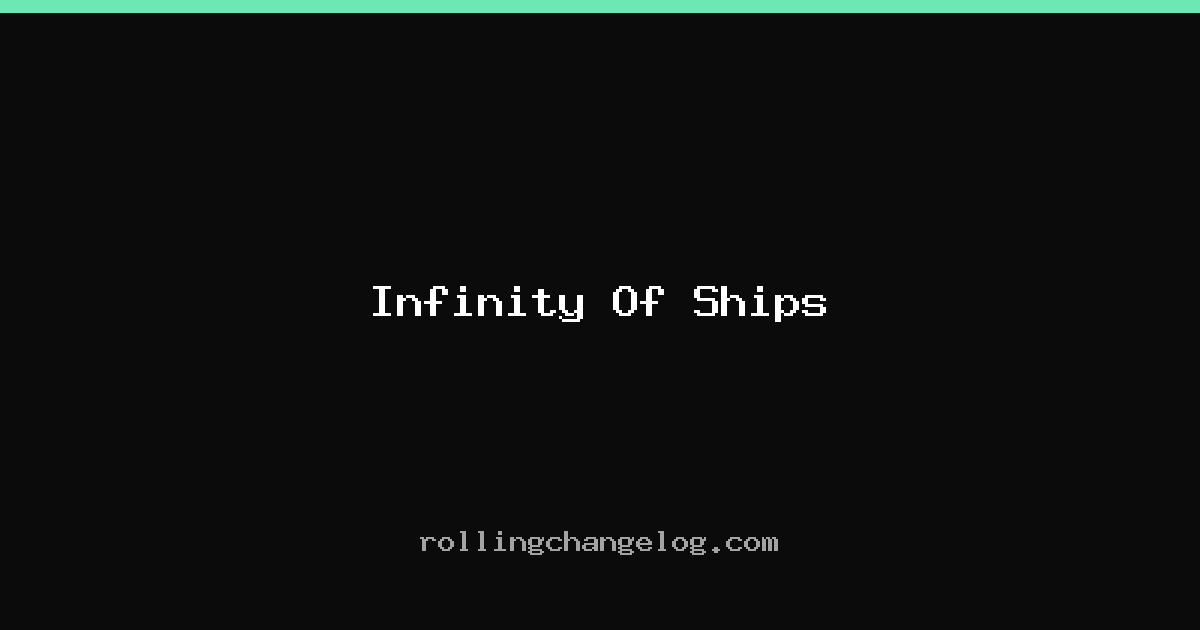 Infinity Of Ships cover