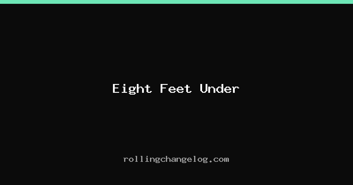 Eight Feet Under cover