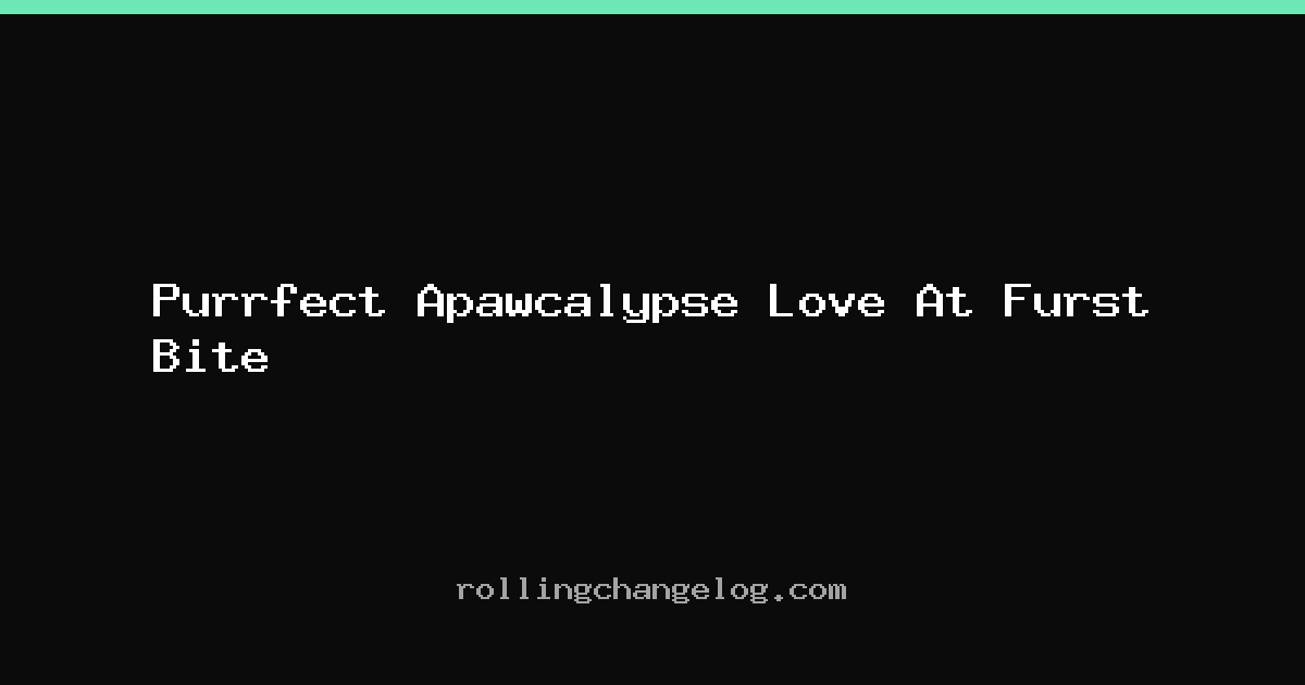 Purrfect Apawcalypse Love At Furst Bite cover