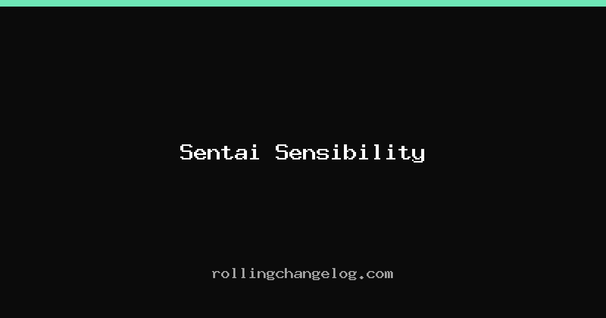 Sentai Sensibility cover