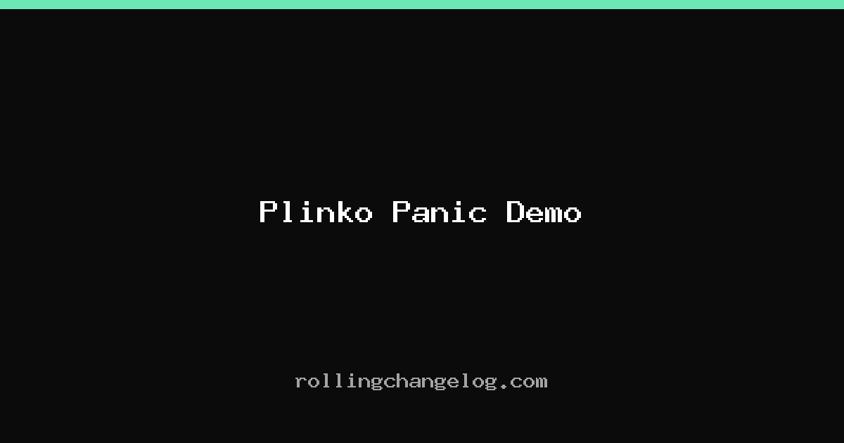 Plinko Panic Demo cover