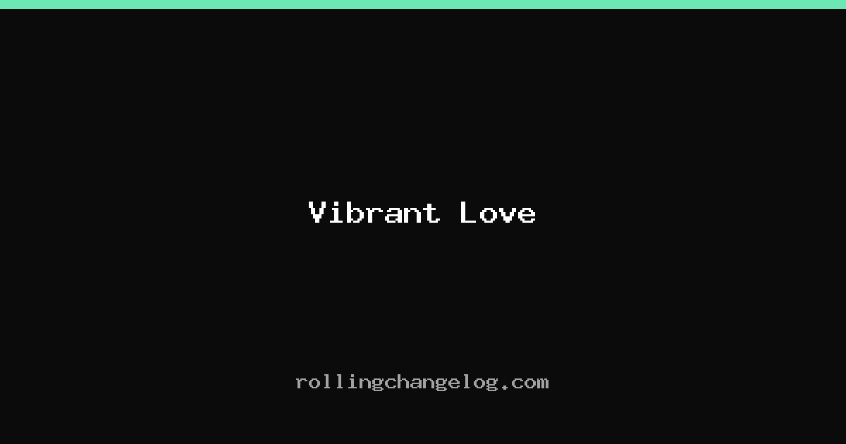 Vibrant Love cover