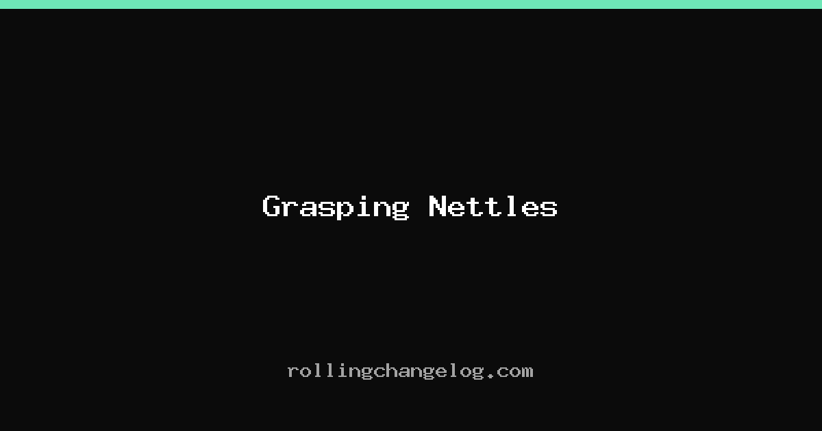 Grasping Nettles cover