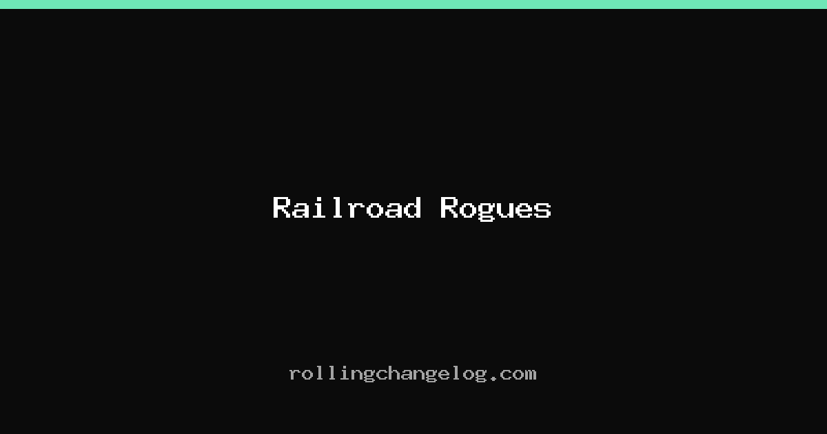 Railroad Rogues cover