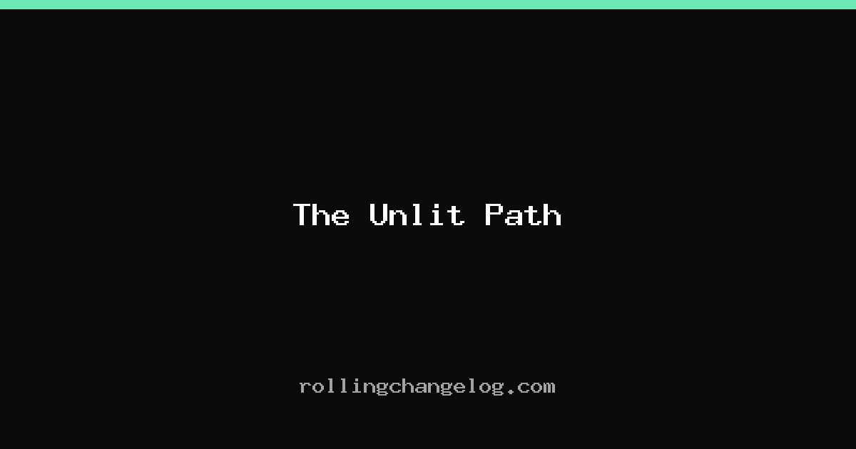 The Unlit Path cover