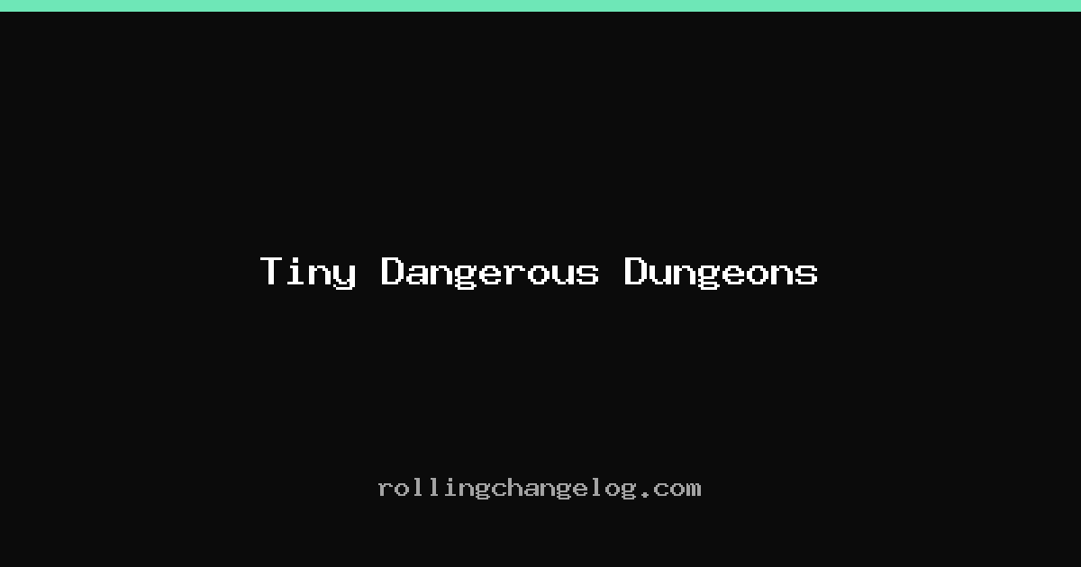 Tiny Dangerous Dungeons cover