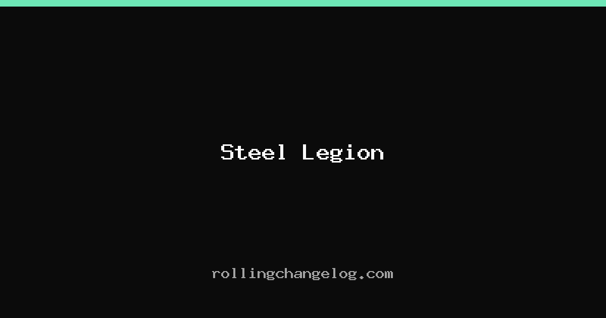Steel Legion cover