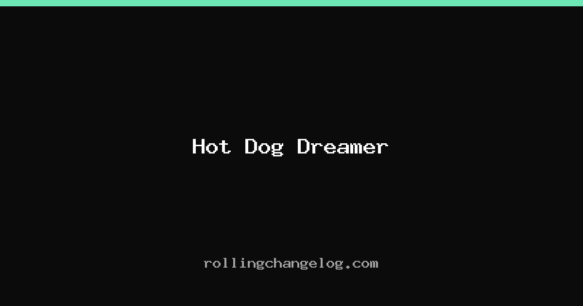 Hot Dog Dreamer cover