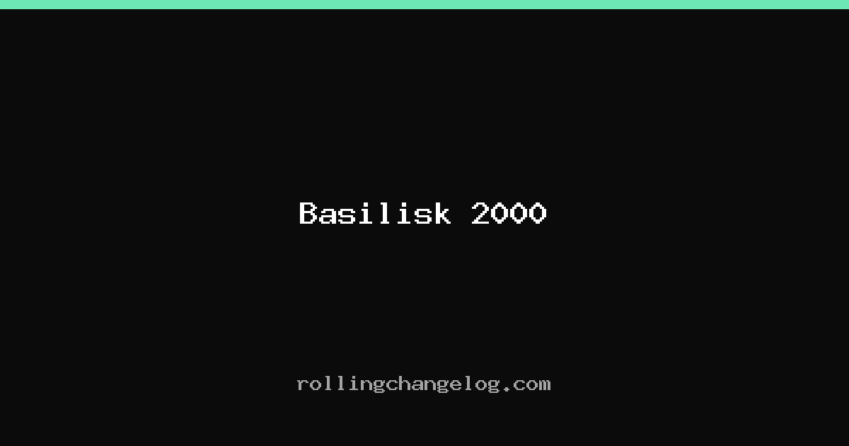 Basilisk 2000 cover