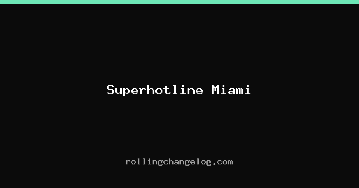Superhotline Miami cover