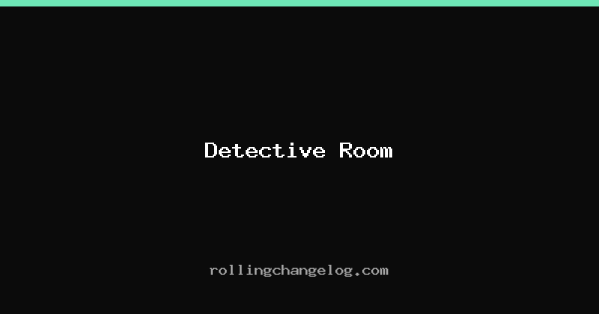 Detective Room cover