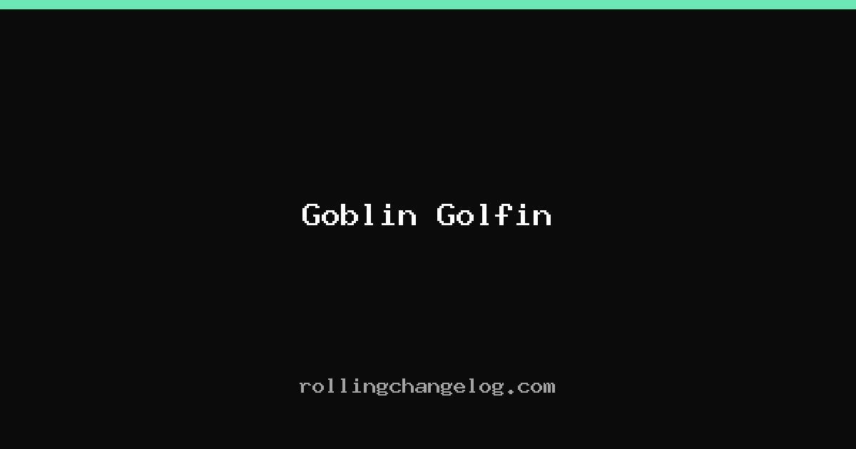 Goblin Golfin cover