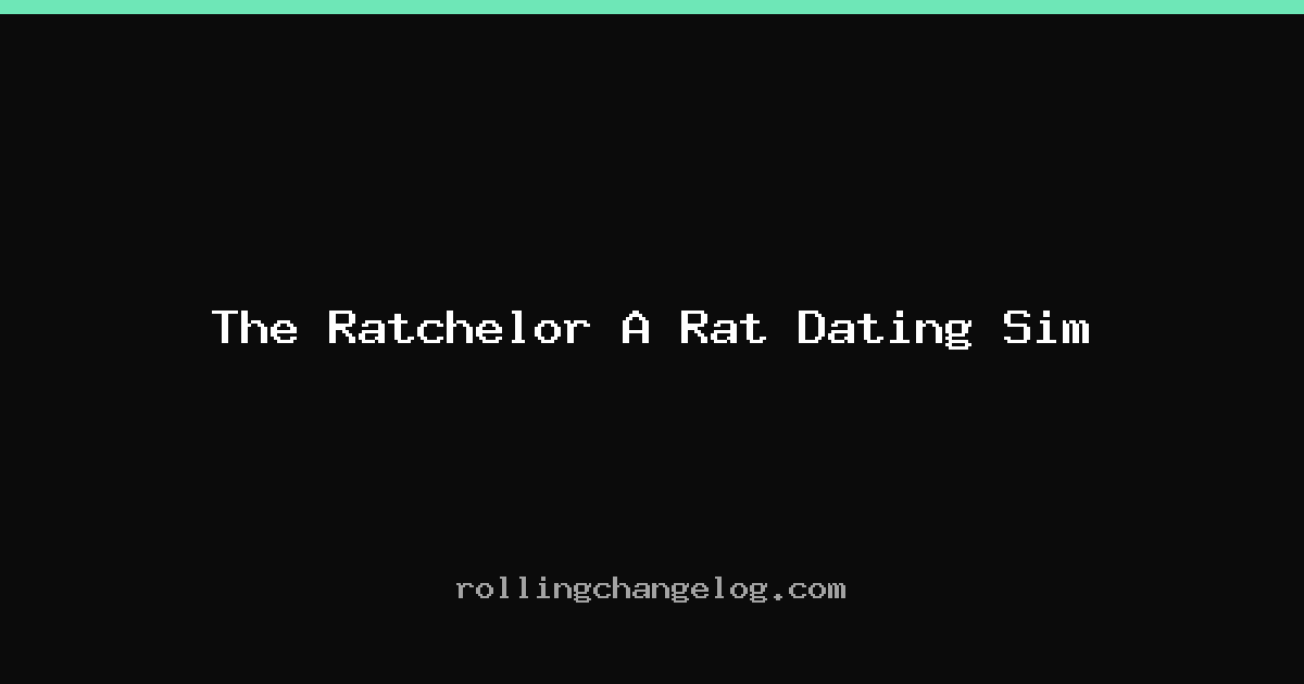 The Ratchelor A Rat Dating Sim cover