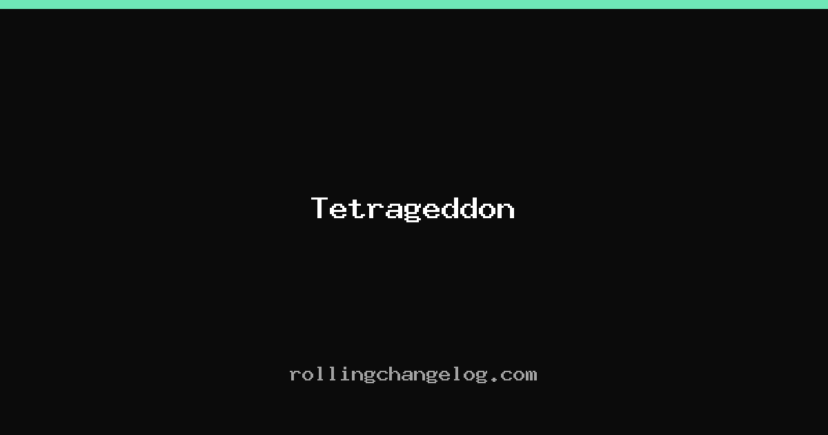 Tetrageddon cover