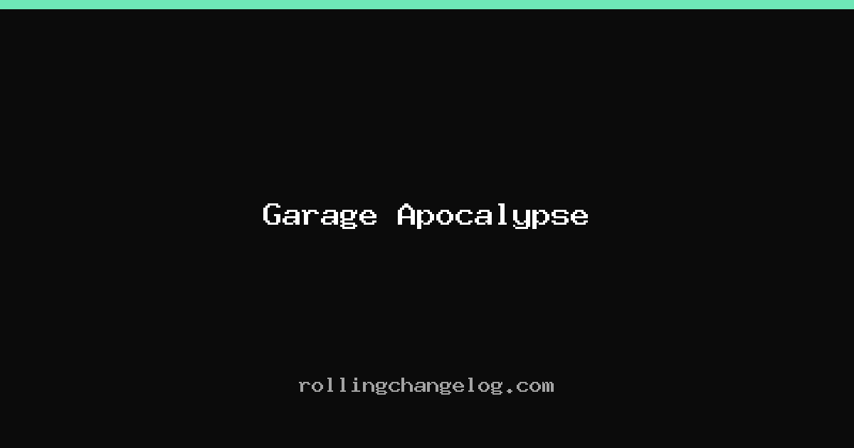 Garage Apocalypse cover