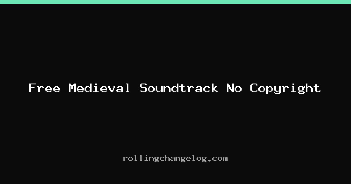Free Medieval Soundtrack No Copyright cover