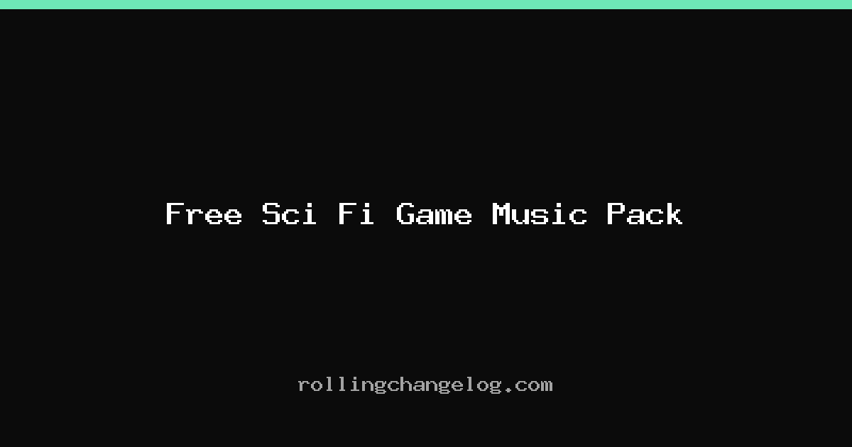 Free Sci Fi Game Music Pack cover