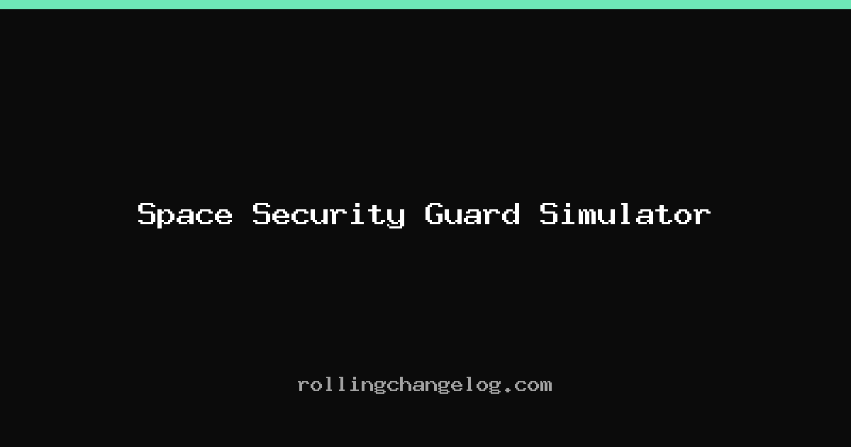 Space Security Guard Simulator cover