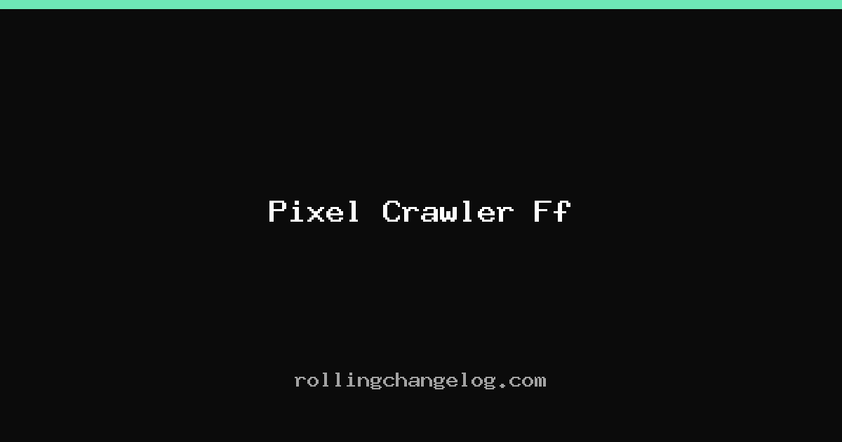 Pixel Crawler Ff cover