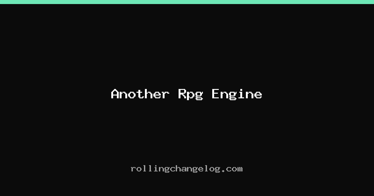 Another Rpg Engine cover