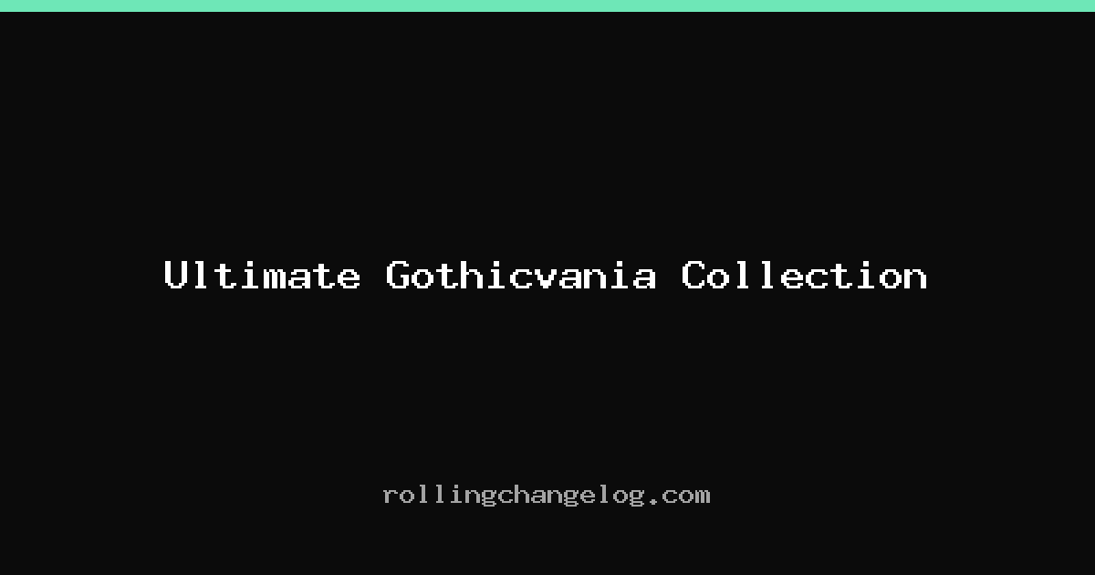 Ultimate Gothicvania Collection cover