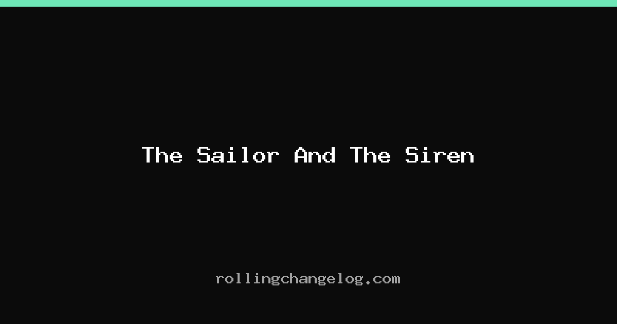 The Sailor And The Siren cover
