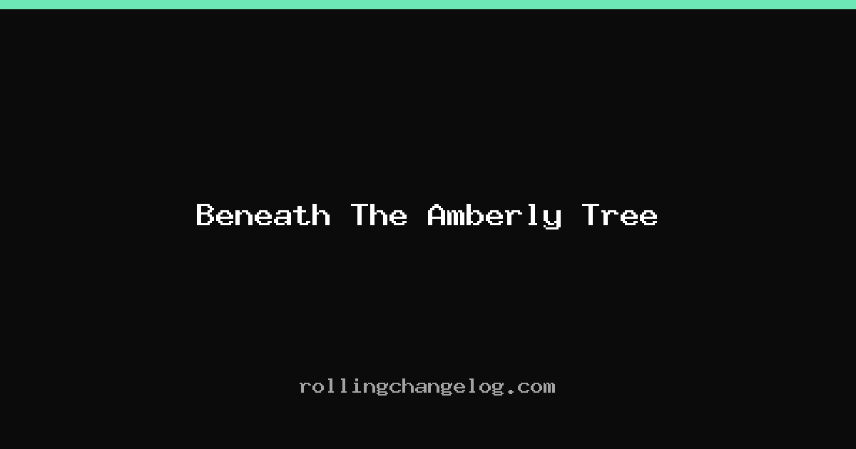 Beneath The Amberly Tree cover