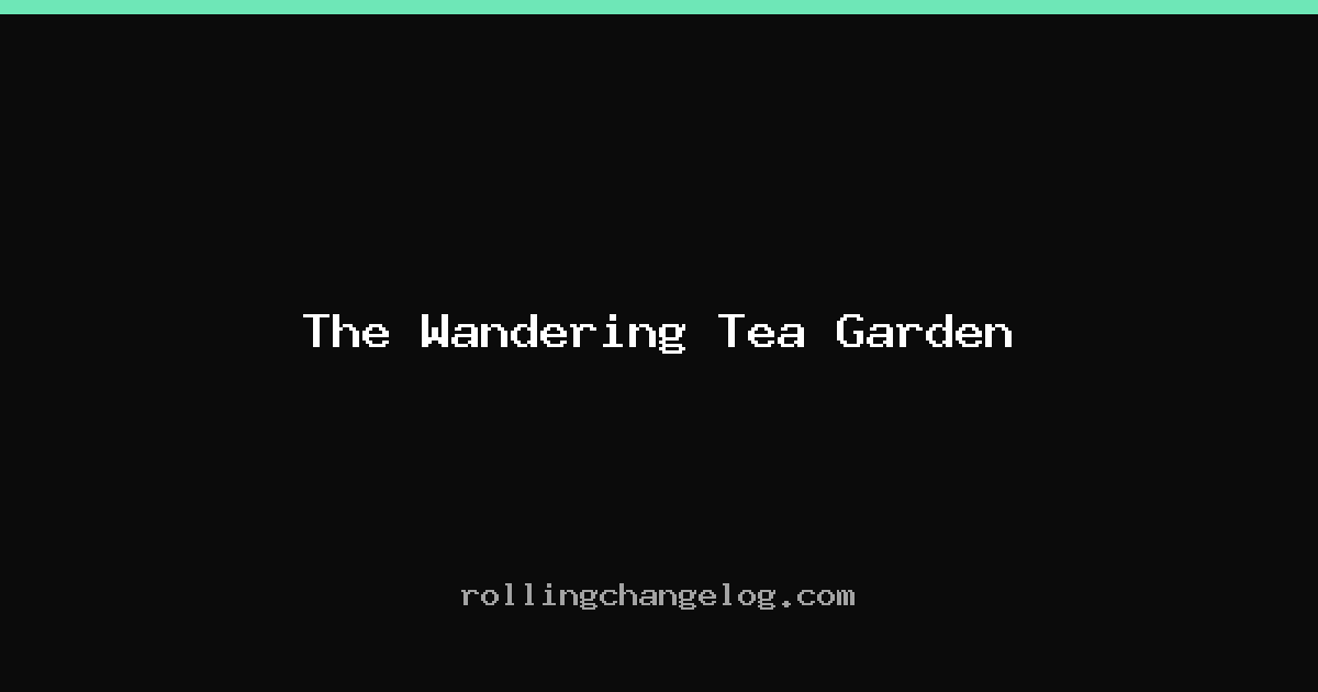 The Wandering Tea Garden cover