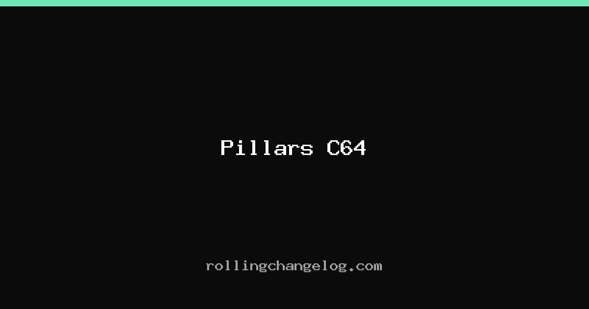 Pillars C64 cover