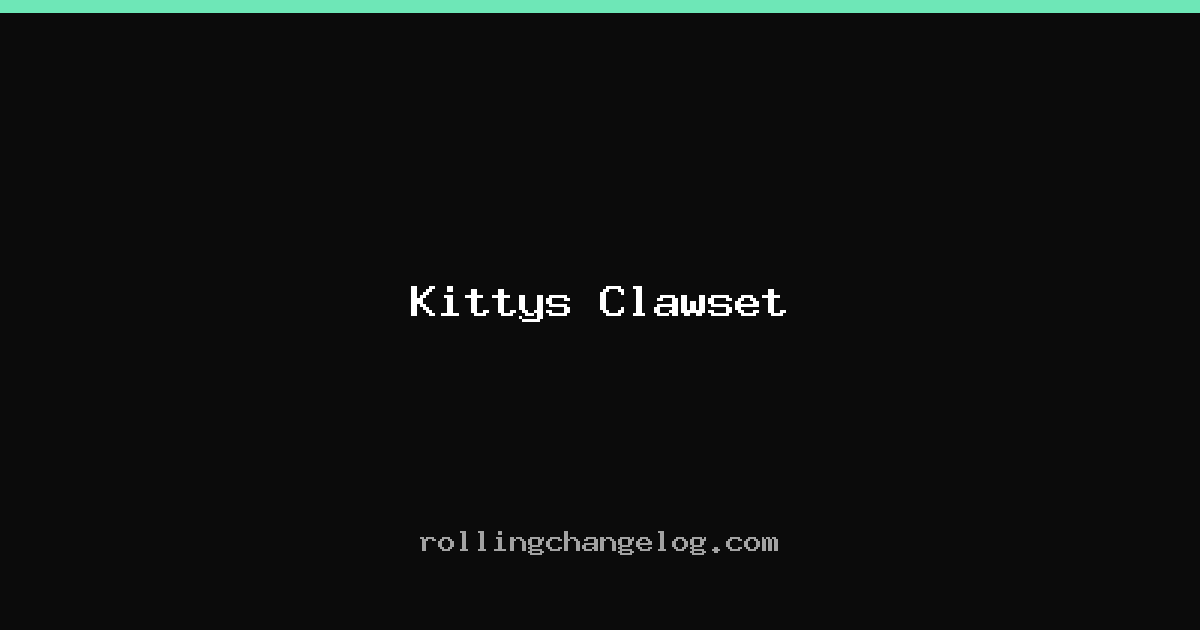 Kittys Clawset cover