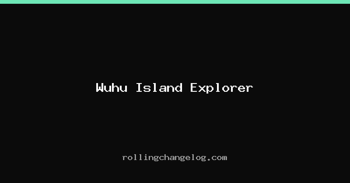 Wuhu Island Explorer cover