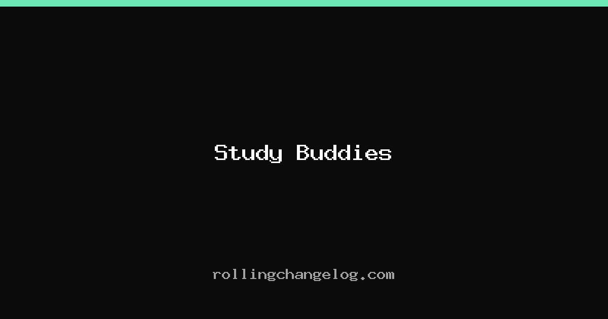Study Buddies cover