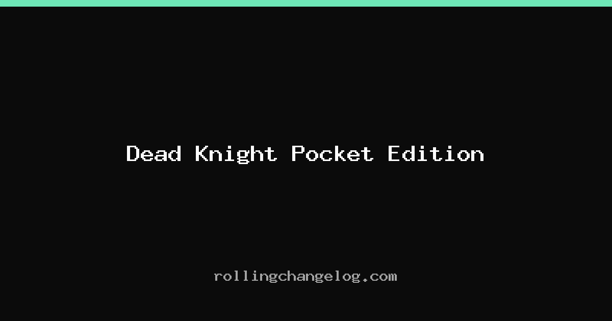 Dead Knight Pocket Edition cover