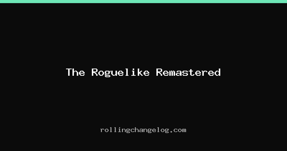 The Roguelike Remastered cover