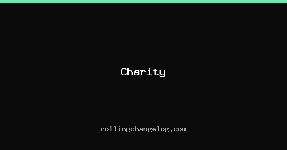 Charity cover
