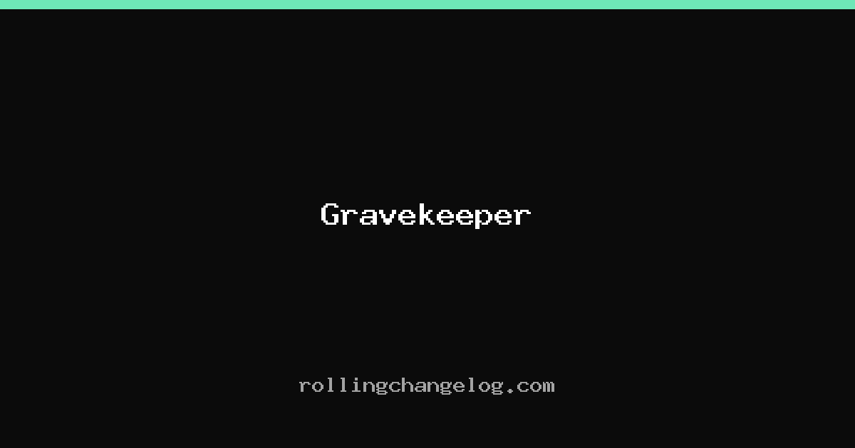 Gravekeeper cover