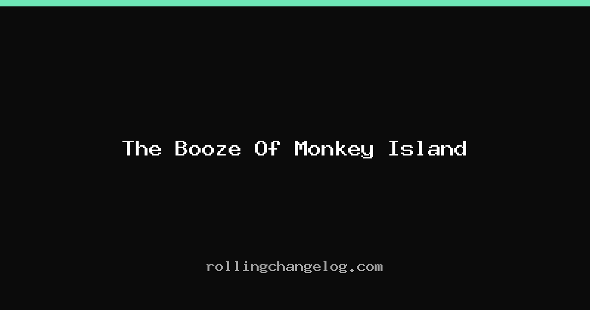 The Booze Of Monkey Island cover