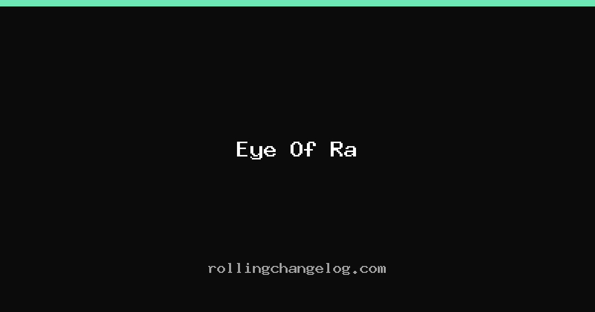 Eye Of Ra cover