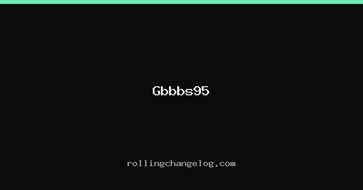 Gbbbs95 cover