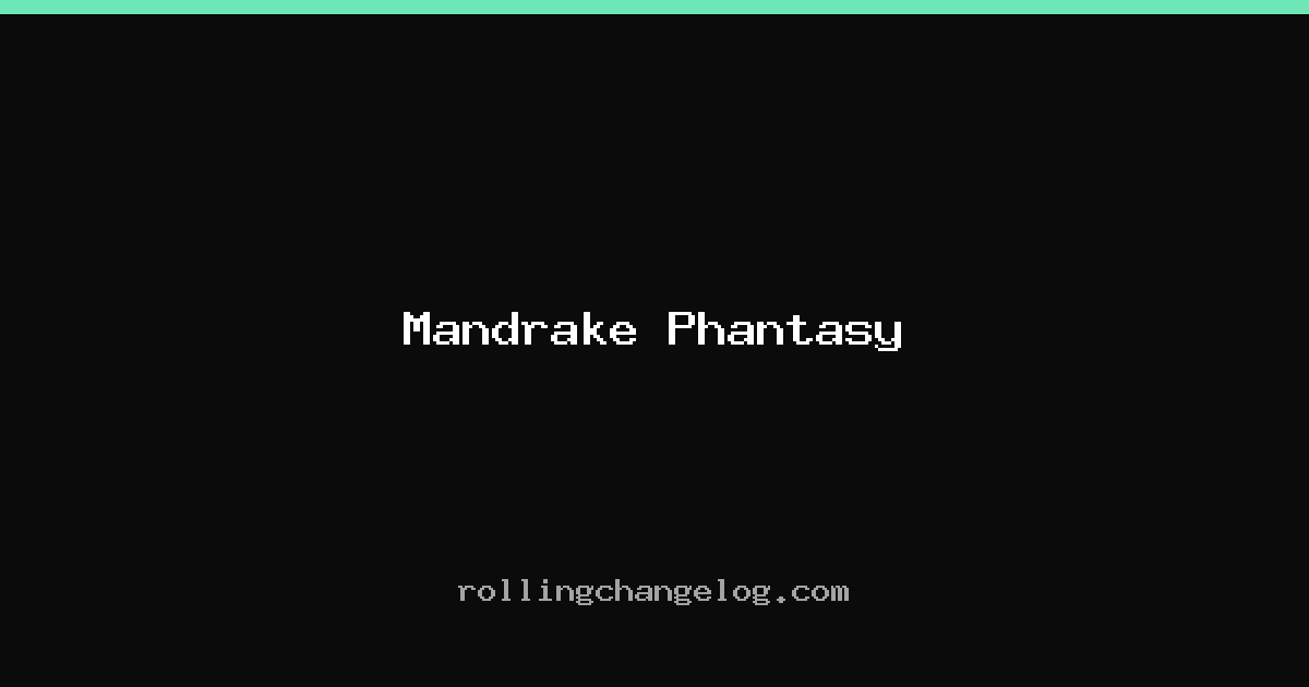 Mandrake Phantasy cover