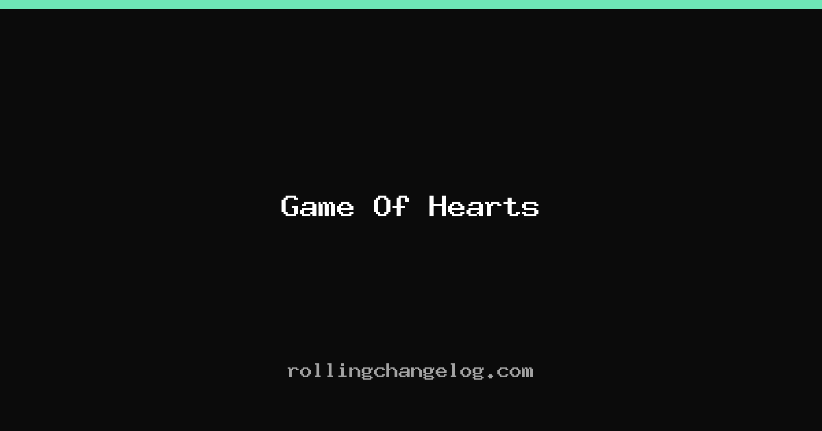 Game Of Hearts cover