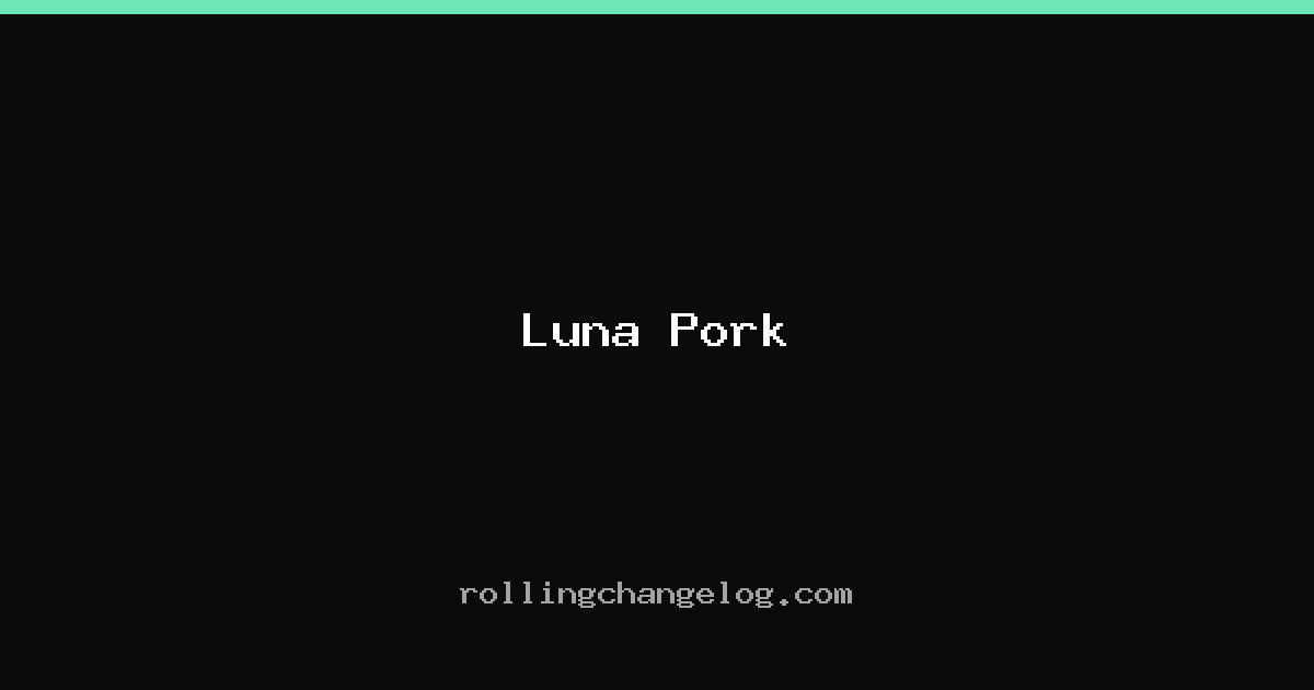 Luna Pork cover