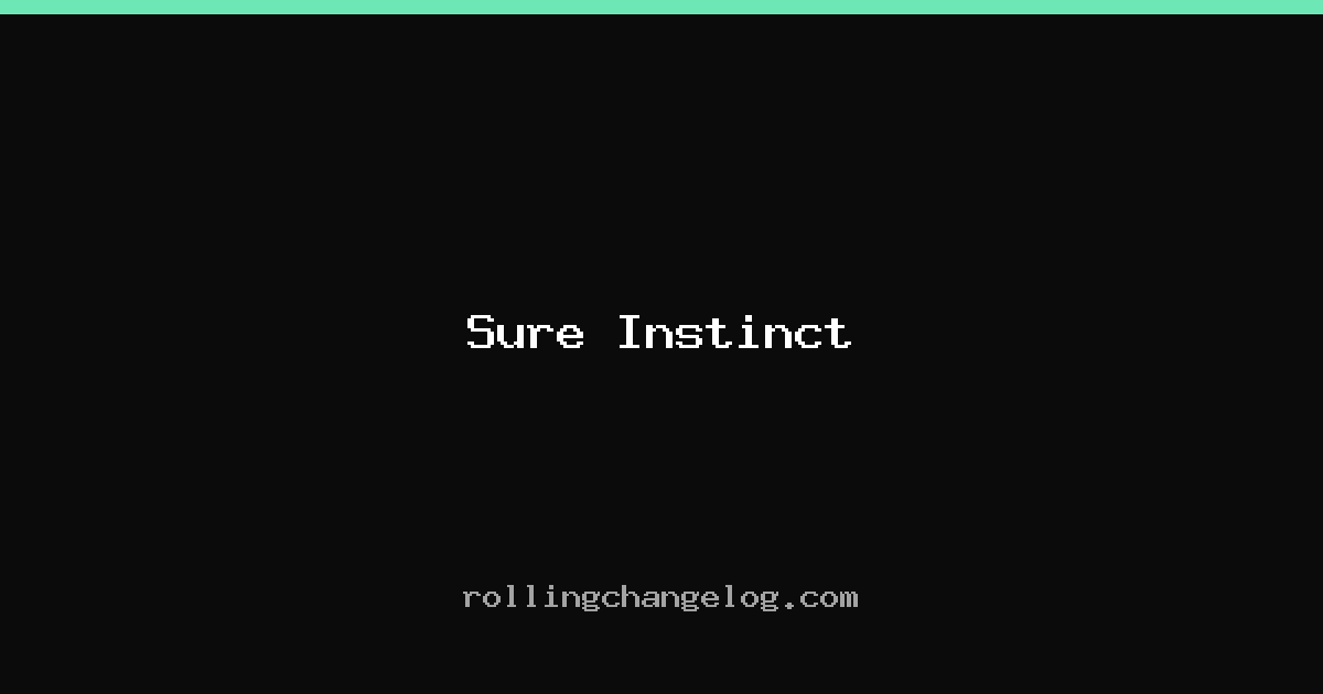 Sure Instinct cover