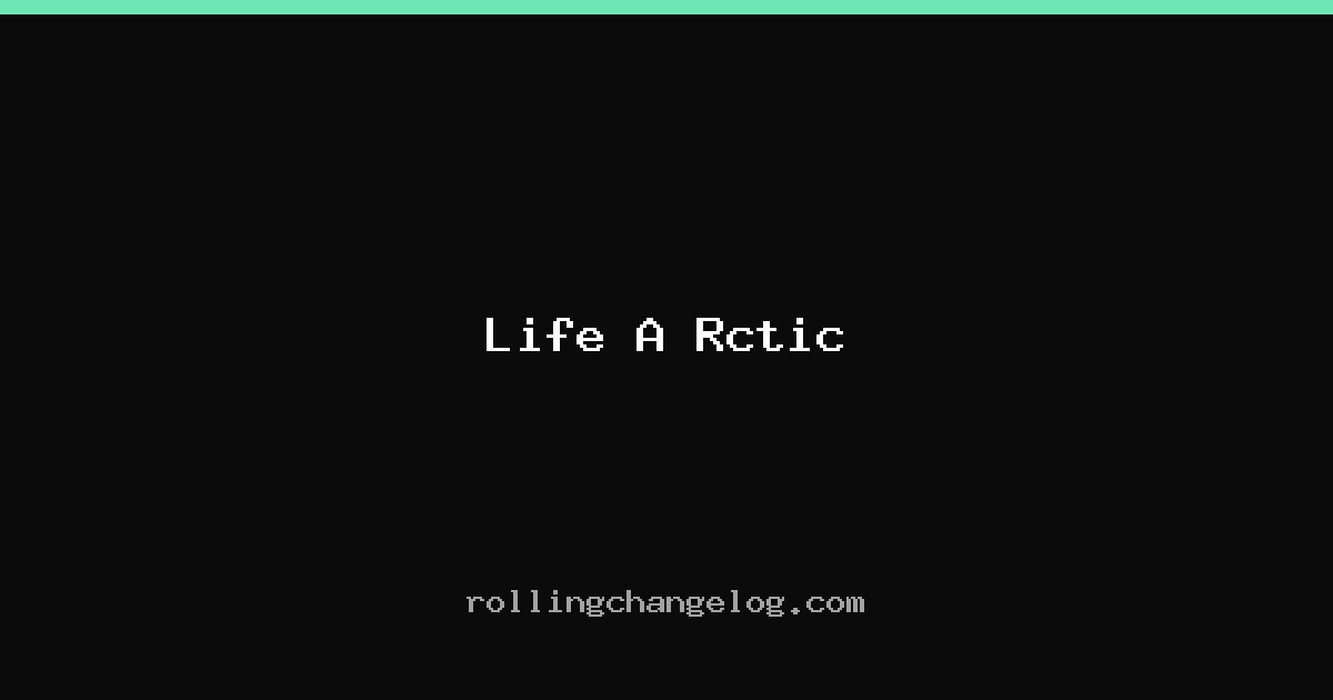 Life A Rctic cover